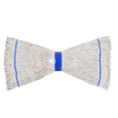 China Super Sustainable Cleaning Material Broom Cotton Material Floor Cleaning 450g Cotton Mop Replacement Head for sale