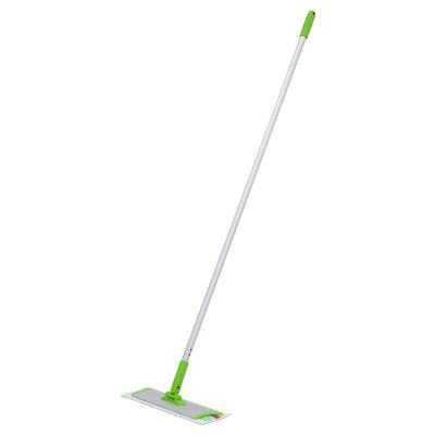 China Viable China Factory Price 50cm Quick Connect Aluminum Frame And Handle Household Floor Cleaning Flat Mop Set for sale