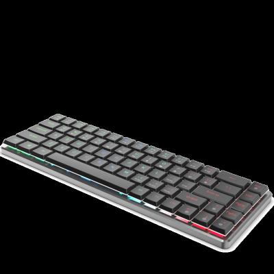 China Anti-ghosting laptop keyboard 68 keys RGB waterproof mechanical gaming keyboard with multimedia function keys for sale