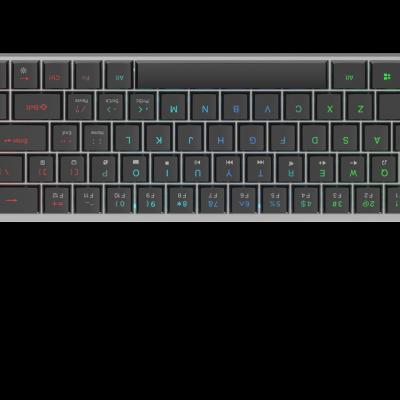 China Anti-ghosting laptop keyboard 68 keys RGB waterproof mechanical gaming keyboard with multimedia function keys for sale