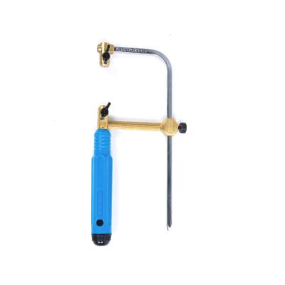 China Professional Custom Carbon Steel Wooden DIY Hand Tool Adjustable Pull Coping Saw Mini Hacksaw Frame for sale