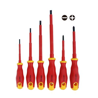 China High Quality 6Pcs VDE Insulated Screwdriver Hand Tool Insulated Electric Screwdriver Set for sale