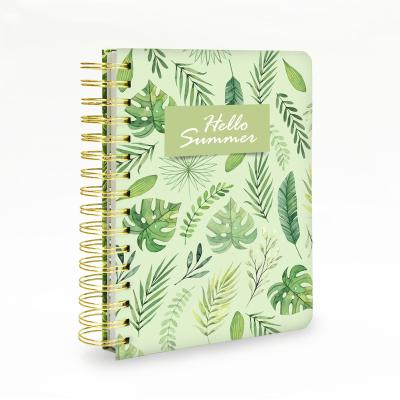 China Free Sample Fashion Style Wire Spiral Promotional Colorful Wire Lined Notebook Journal For Business For Gift for sale