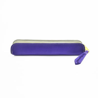 China Schools & Promotional Offices Custom Design PU Pencil Pouch For Student With Zipper for sale