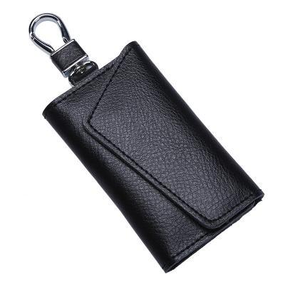 China Japan Style New Style Wallet Smart Key Holder Crazy Horse Chain Genuine Leather Bag For Key for sale