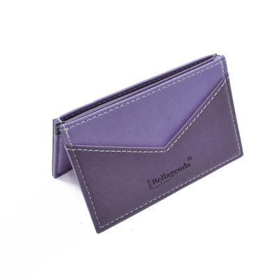 China Fashion OEM Saffiano Pocket Leather Minimalist Credit Card Sleeve With Multifunction For Office Men for sale