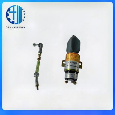 China 3864274 Fuel Shut Off Solenoid 1751-24E7U1B1S5A For Mitsubishi Engine S6K 6D31 6D14 for sale