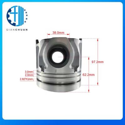 Chine Piston 23411-4500 pour moteur diesel Hyundai D4DD pièces détachées à vendre