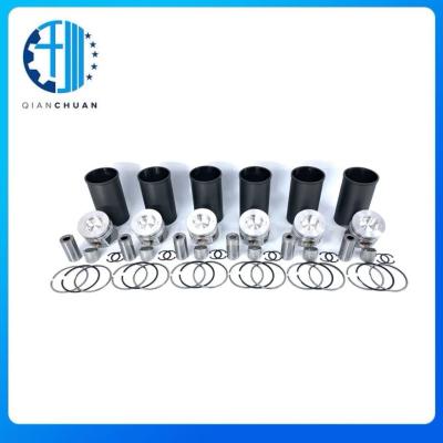 China J08 J08E Cylinder Overhaul Liner Kit With Piston Rings for  Hino Excavator Spare Parts for sale