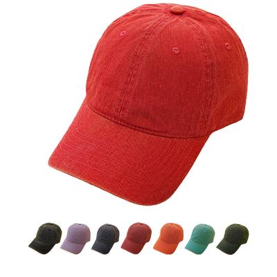 China New fashion COMMON Wholesale High Quality Washed Empty Distressed Distressed Breathable Baseball Cap Fashion Baseball Cap Hat 6 Panel Hat for sale