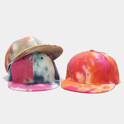 China 2022 new COMMON tie dye COTTON snapback hat tie dye multi color gorra cap hip hop dad hat fashion snapback hat for sale