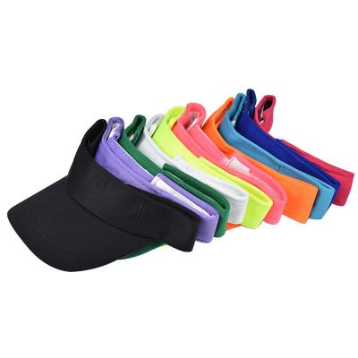 China Wholesale Dobby Visor Hat Tennis Sport Covers Men Running Outdoor Empty Plastic Visor Cap Gorra Visor Hat For Women for sale