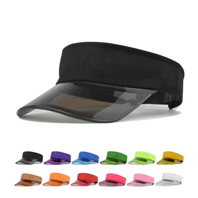 China Gorro plastic pvc will aim wholesale custom warm white tennis floor sombrero dobby sports clear sun visor hats visor hat for sale