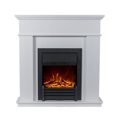 China Europe Vertical Electric Fireplace With MDF Mantel Frame Suite for sale