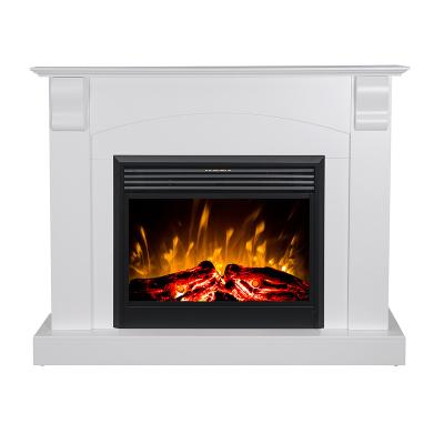 China Hotel Decorative Insert Electric Fireplace Heater With Mantel for sale