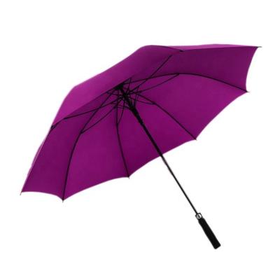 China Minimalist Wholesale Pongee Golf Umbrella Logo Rain Material Umbrella for sale