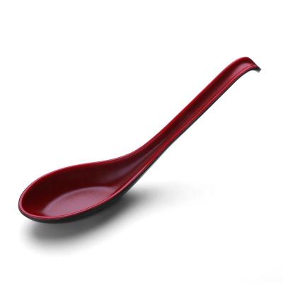 China Viable Made In China Factory A5 Chinese Melamine Soup Spoon , Big Soup Spoon for sale