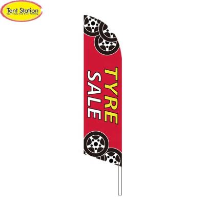 China Custom printing flag banner/swooper of health care institutes beach feather flag /flag banner for sale