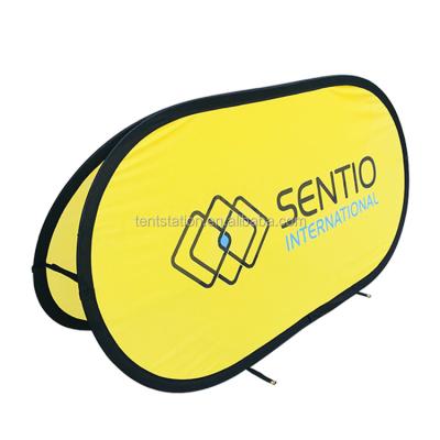 China Sports Event Outdoor Polyester A Frame Sign Banner For Event for sale