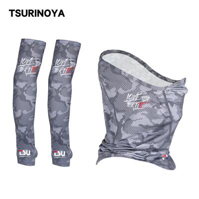 China Outdoor Activities Fishing TSURINOYA Fishing Scarf UV Breathable High Elasticity Sun Protection Arm Protection Arm Sleeve Quick Dry for sale