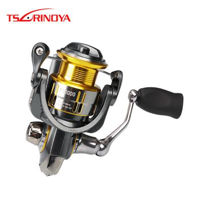 China Metal+plastic TSURINOYA Fishing Reel FS Ratio 5.2:1 9+1BB Trout Freshwater Saltwater Fishing Lure High Quality 1000 Spinning Reel for sale