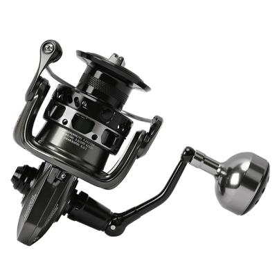 China Metal TSURINOYA fishing reel BROWN BACK saltwater 4000 5000 6000 7000 spinning full metal reel max drag power12-20KG for sale