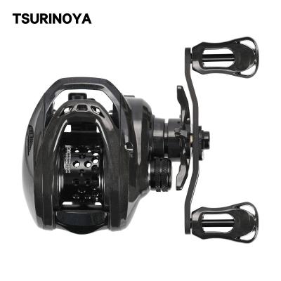 China Ajing 151g Ultralight DARK Saltwater Trout TSURINOYA Metal+plastic TSURINOYA Carbon Baitcasting Fishing Reel WOLF 50 Reel Shallow Mount Reel for sale