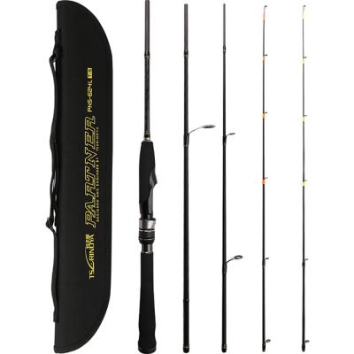 China TSURINOYA Carbon Fishing Rods PARTNER 1.88m/1.89m Portable 4 Section Carbon Fiber Rod Ultra Light Trout Bass Double Rod for sale