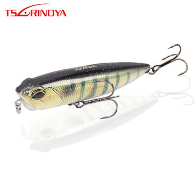 China ABS TSURINOYA Wholesale Plastic Floating Pencil DW59 85mm Top 10.5g Water Fishing Hard Lure for sale