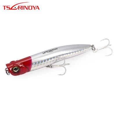 China ABS Plastic Tsurinoya Fishing Lure DW17 Snap 90mm 10g Topwater Bait With Strong Hook Artificial Lure for sale