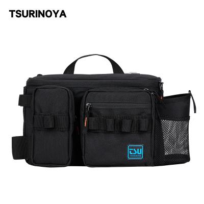 China High Quality TSURINOYA Multifunctional Lure Bag RX1911 Large Capacity Hip Bag Shoulder Bags Outdoor Fishing Tackle Package for sale