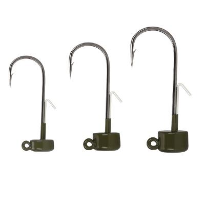 China Finesse Floating Worm Fishing Hook TSURINOYA 2PCS Nickel Tungsten Steel Barbed Hook Primers Soft Bait Rig Ned Rig Hooks 3.5g 4.7g 7g for sale