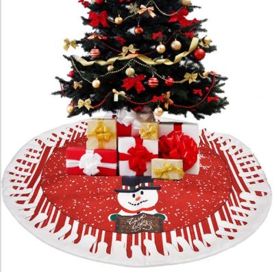 China High Quality 2021 Party Christmas Tree Skirt 78cm Cover Base For New Year Home Decoration Christmas Tree Ornament for sale