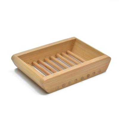 China Eco Friendly Bamboo Soap Tray Soap Dish Soap Dish Holder Natural Bamboo Handmade Bamboo Eco-Friendly Box Eco-Friendly Biodegradable for sale