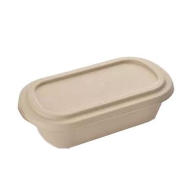 China Biodegradable Wheat Straw Pulp Single Compartment Food Container Takeout Bowl for sale