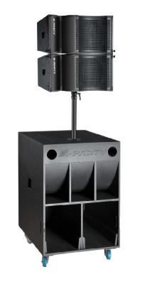 China 10 inch Active Line Array luidsprekers Volfrequentie luidspreker Ultra Low Speaker Drie kanaal V-10/V-18 Te koop