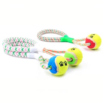 China Wholesale Durable Dog Viable Toys Balls Maker Interactive Dog Chew Toys Cotton Rope Toys for sale