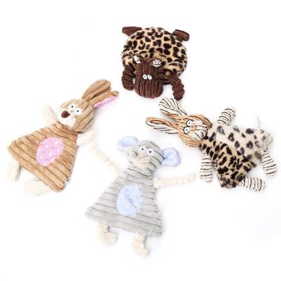 China Viable Wholesale Custom New Design Cute Plush Dog Toys Durable Dog Chew Toys Teeth Cleaning Toys for sale