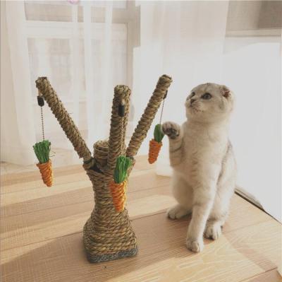 China Wholesale Viable Cat Scratcher Toy Sisal Cat Scratching Tree Cat Toys for sale