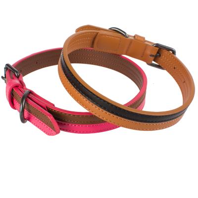 China Sustainable Wholesale Custom New Design Nylon And Leather Pet Collar With Tie For Dogs And Cats for sale