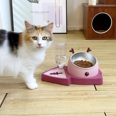 China New Design Automatic Slow Dog Bowl Automatic Pet Water Fountain Pet Feeder for sale