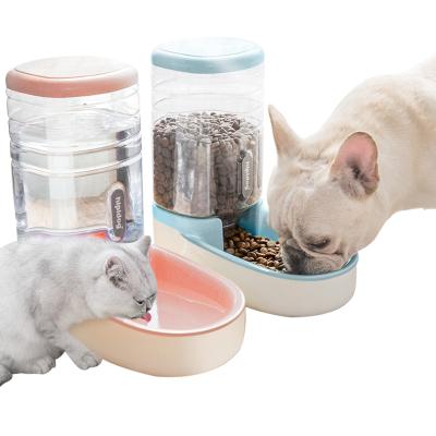 China Automatic Wholesale Custom New Design Automatic Pet Food and Water Feeder for Dogs Cats for sale