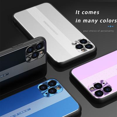 China Shockproof Aluminum Shockproof TPU Metal Drop Phone Protective Case For Iphone 11 12 13 Mini Pro Max for sale