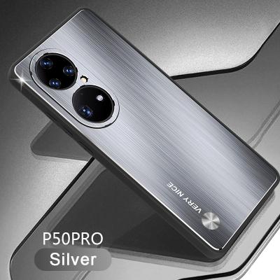 China 2022 shockproof suitable for Huawei P50/P40/P30pro+ brushed aluminum alloy motherboard fine hole metal lens for sale