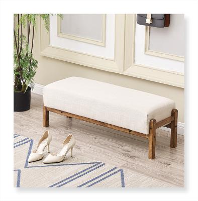 China Contemporary Nordic Ins Style Dressing Stool Shoes Sneak Low Modern Simple Living Room Stool Bedside Bench Bench for sale