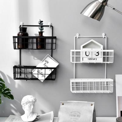 China Hot-selling modern living room wall decoration storage shelf shelf hanging storage for sale