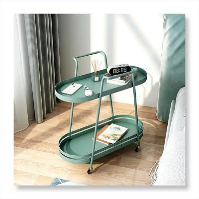 China Custom Blue Expandable Bedroom Furniture Metal Bedroom Night Rack Night Stand for sale