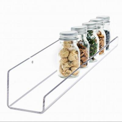 China Displaying Goods Good Reputation Bathroom Storage Shelves Acrylic Floating Display Stand for sale