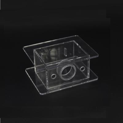 China Modern Acrylic Transparent Water Pipe Accessories Box Transparent Water Pipe Display Box for sale