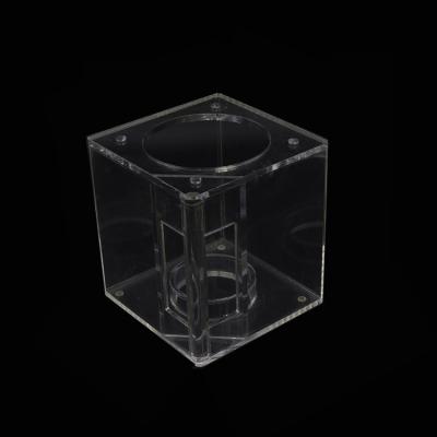 China Modern acrylic water pipe box four display box home bar transparent water pipe for sale